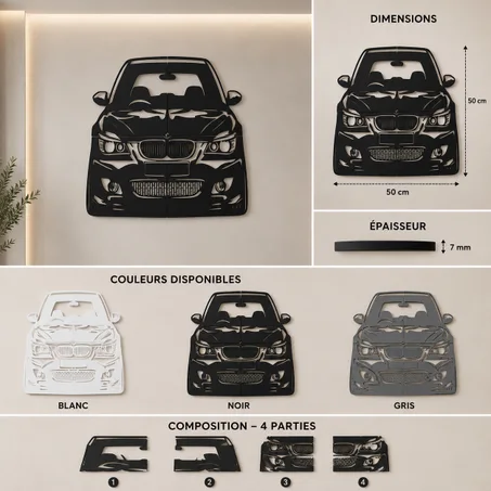 Décoration Murale Voiture Sportive – Collection HsouK