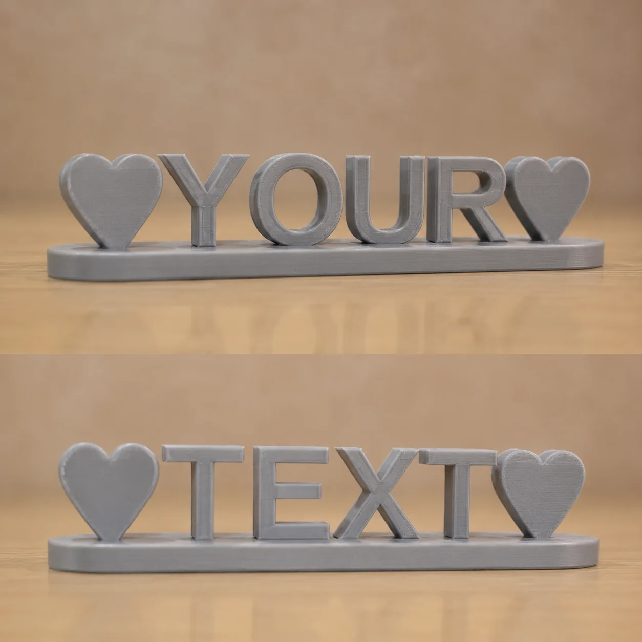 Illusion Texte Personnalisé - Collection HsouK