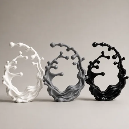 Sculpture Vague Océanique – Collection HsouK