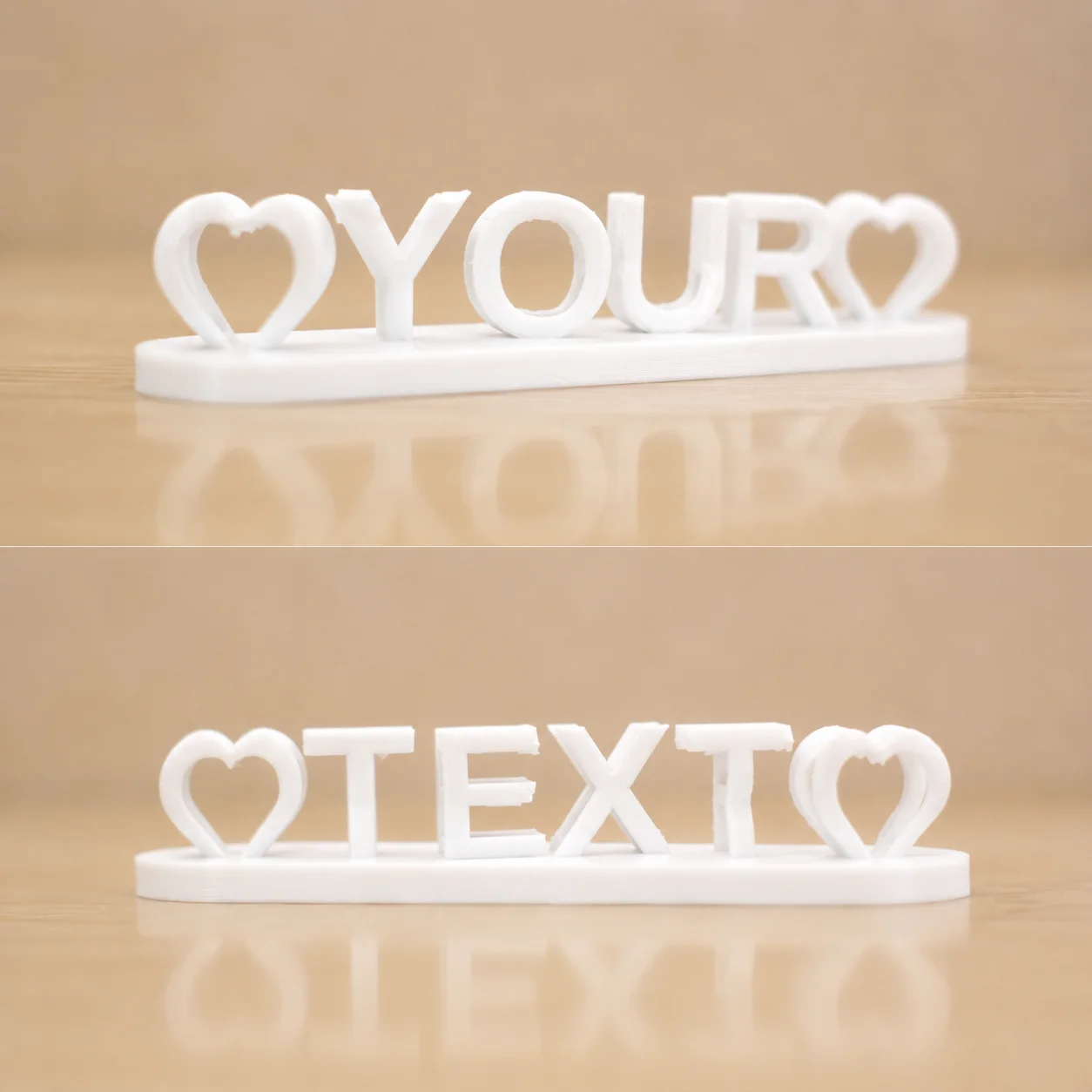 Illusion Texte Personnalisé - Collection HsouK