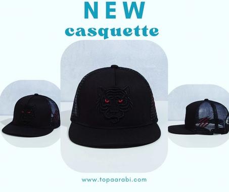 قبعة  نمر مطرز للرجال