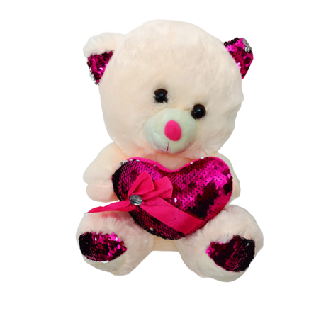 Peluche ourson rose