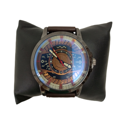 Montre homme ceinture marron