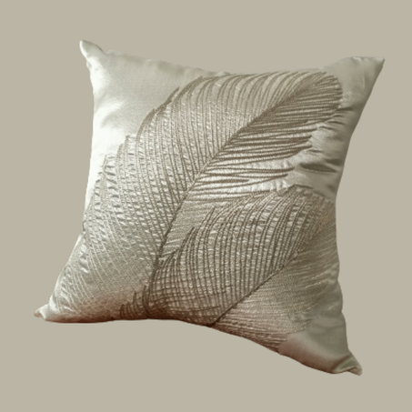 Coussin décoratif en Brocard Brodée