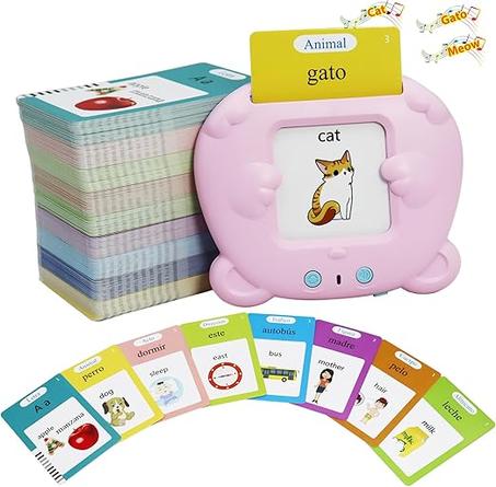 جهاز تعليمي ناطق مع بطاقات لتعلم الكلمات للأطفال