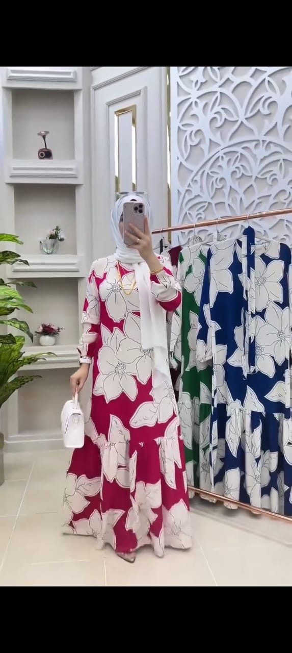 عباية مشجر ورد