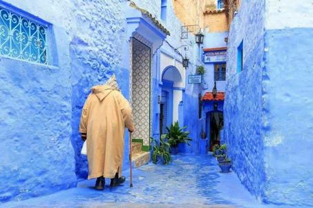 From Tangier Full Day Trip to Chefchaouen and Akchour Waterfalls