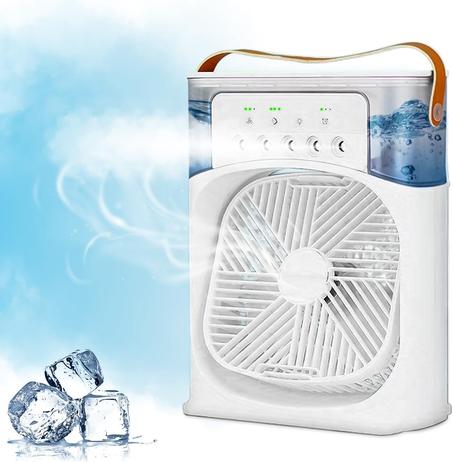 مروحة تبريد محمولة مع خزان مياه