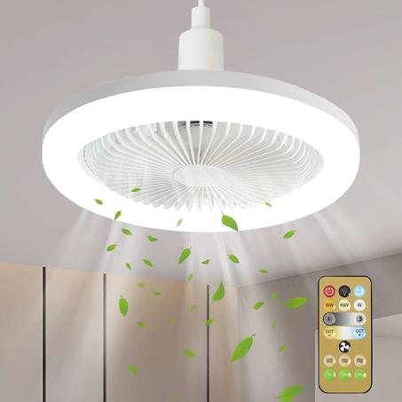 مصباح ومروحة سقف ذكية بصوت هادئ