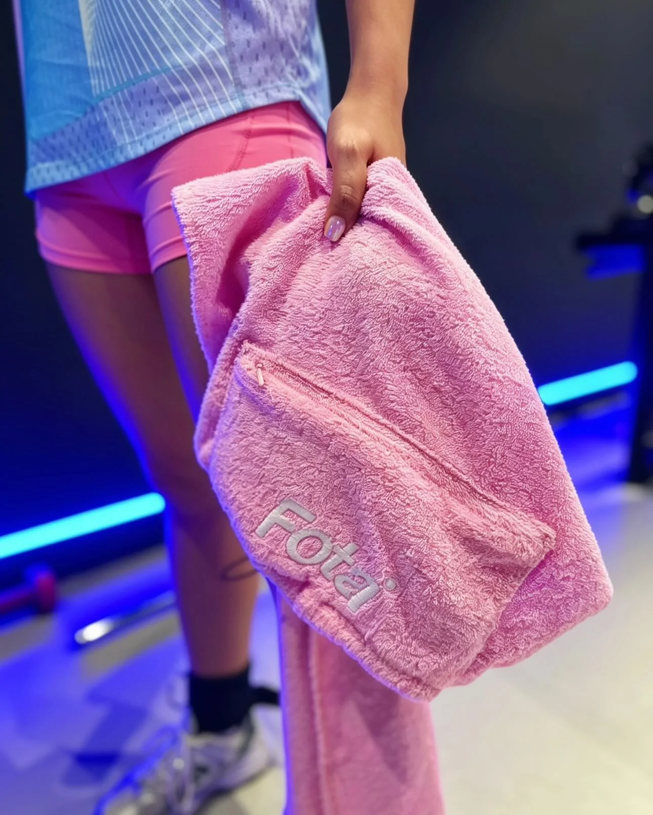 Gym Towel with Pocket Family Fota