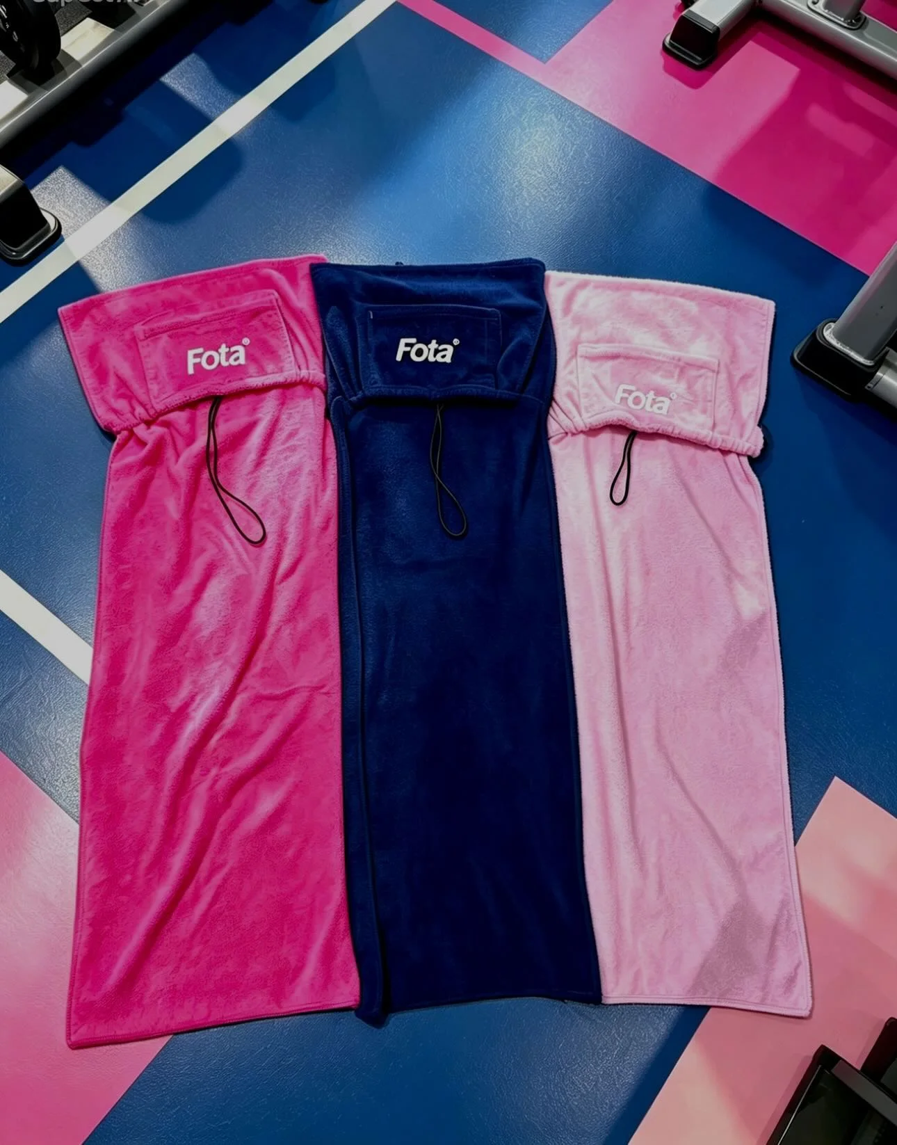 Gym Towel with Pocket Family Fota
