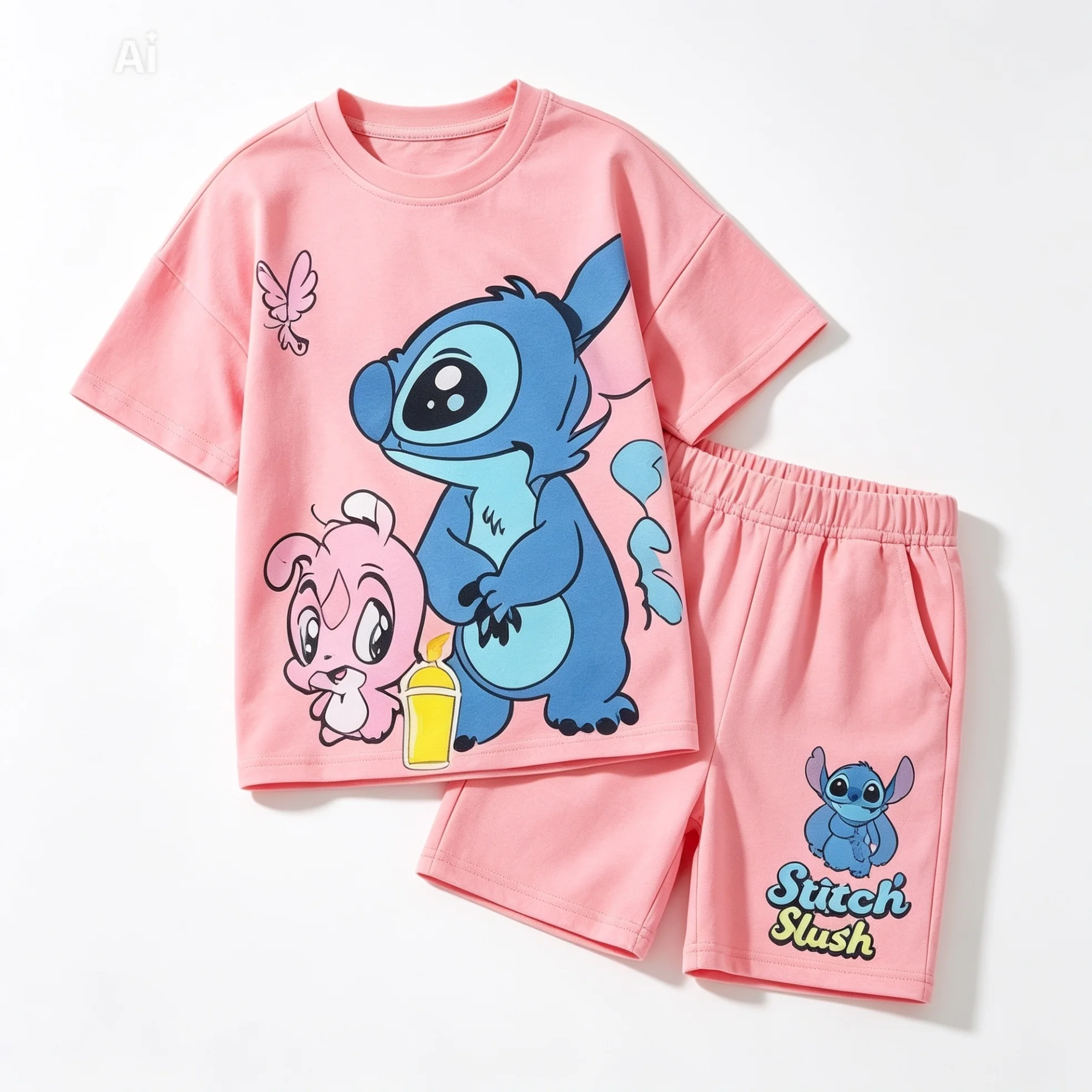 تراك بناتي صيفي (رسمة Stitch)