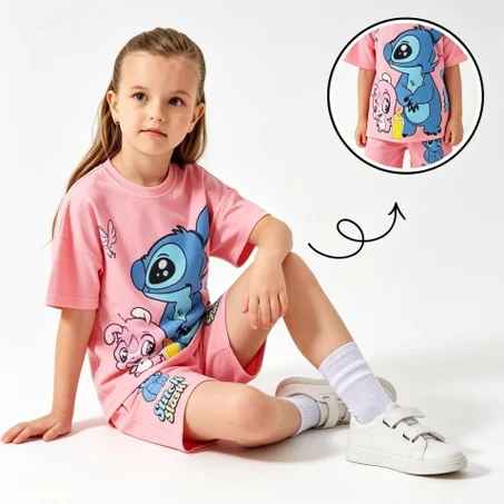 تراك بناتي صيفي (رسمة Stitch)