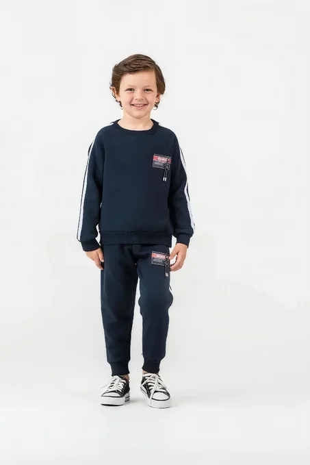 تراك ولادي (نيلي سادة أنيق)