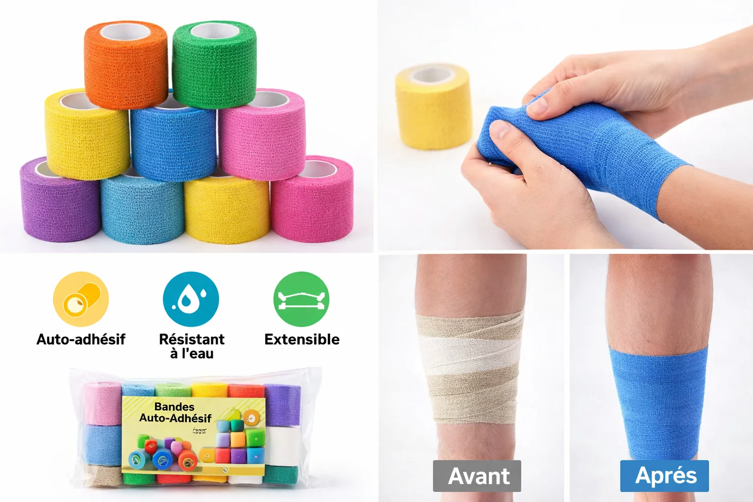 Bandes auto adhesif