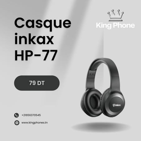 Casque sans fil Inkax HP-77 200mAh