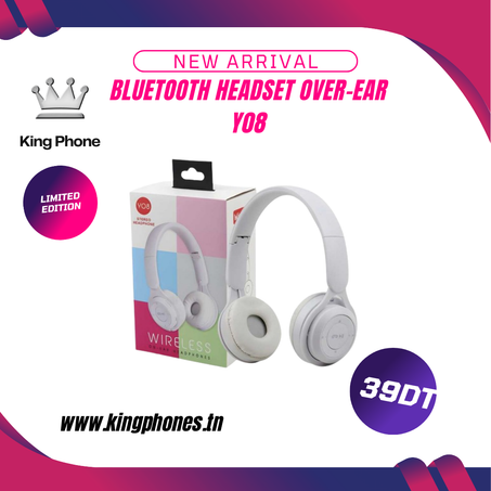 CASQUE BLUETOOTH SANS FIL BT 5.0 Y08