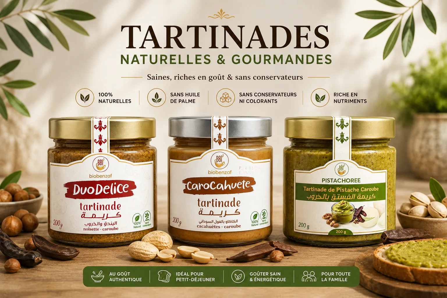 Les Tartinades - كريمات للدهن
