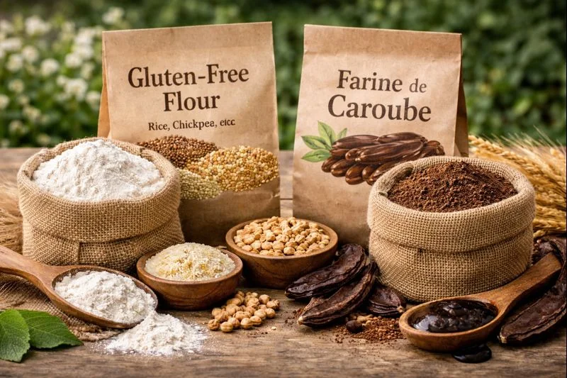 Nos farines sans gluten - دقيق خالي من الغلوتين