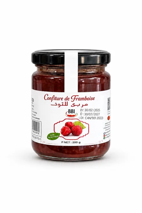 Confiture de framboise (200Gr) مربى التوت الأحمر