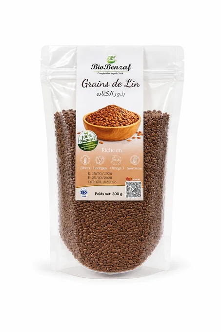 Grains de Lin 300gr  - زريعة الكتّان