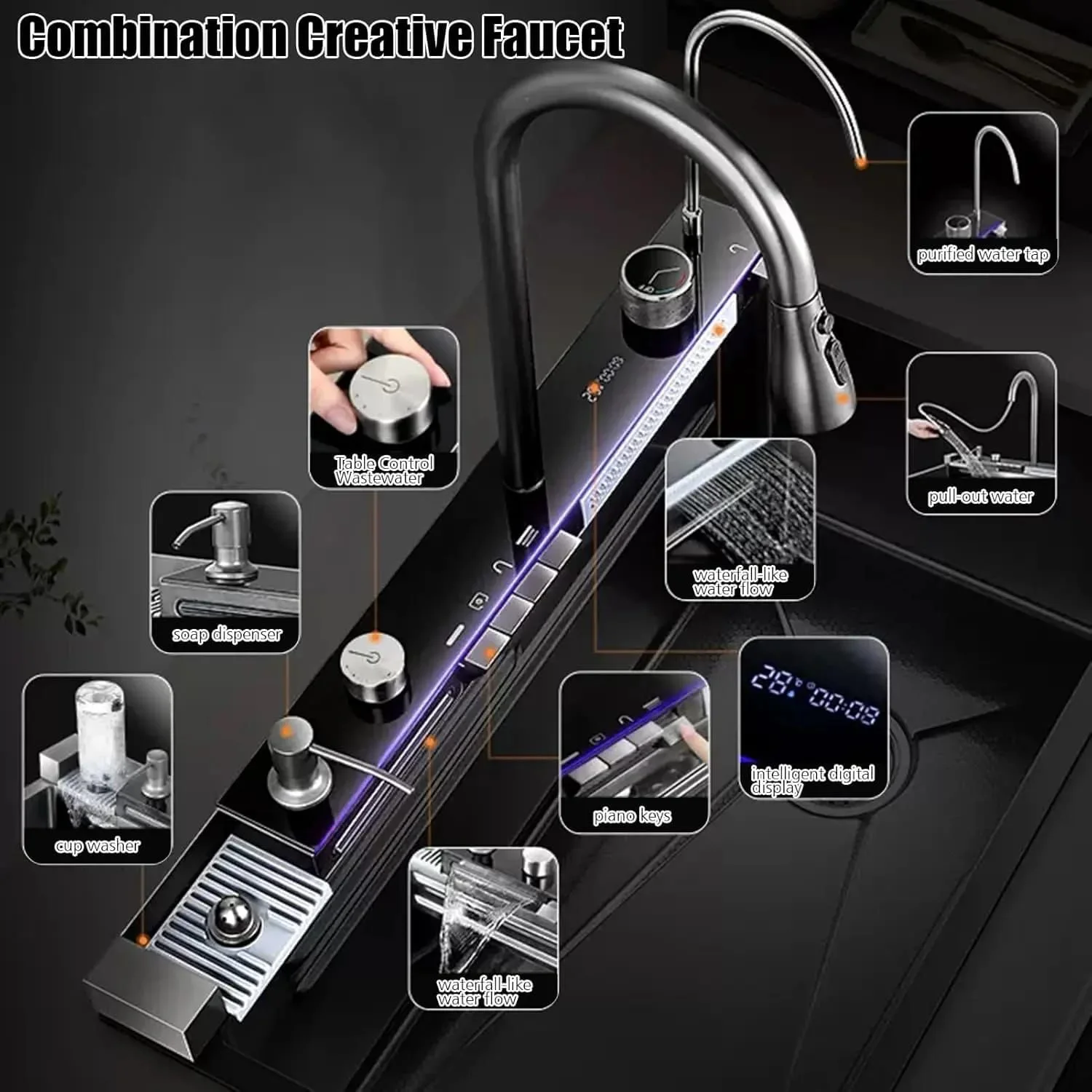 EVIE INOX KITCHEN  75/45 SMART