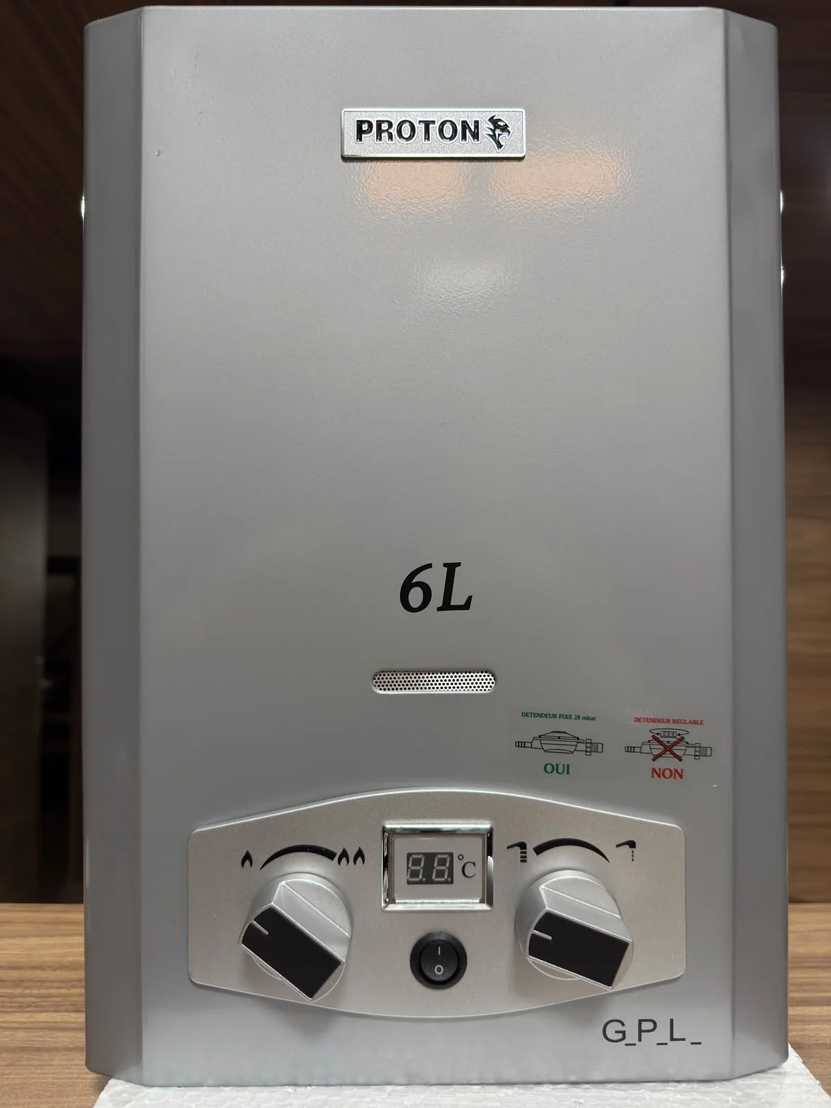PROTON Chauffe-eau à gaz 6L -  ⁠سخان الماء بالغاز بروتون 6 ليتر