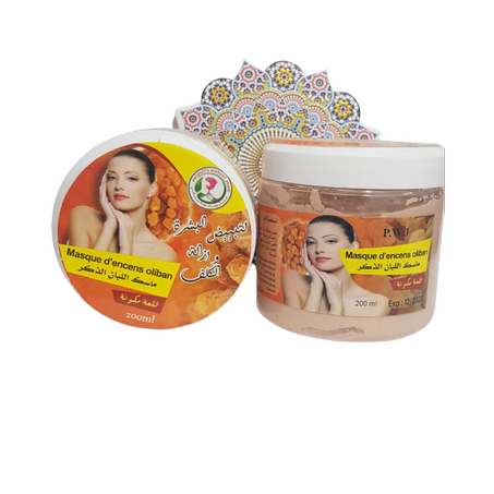 ماسك لبان الذكر لتبييض البشرة