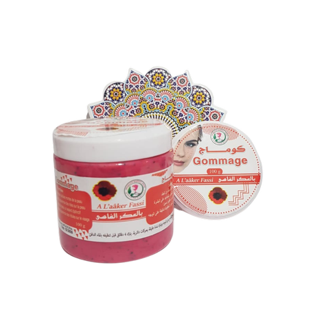 مقشر العكر الفاسي للوجه والجسم