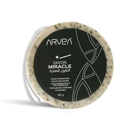 Arvea Savon Miracle - 185Gr pour toute type de peaux