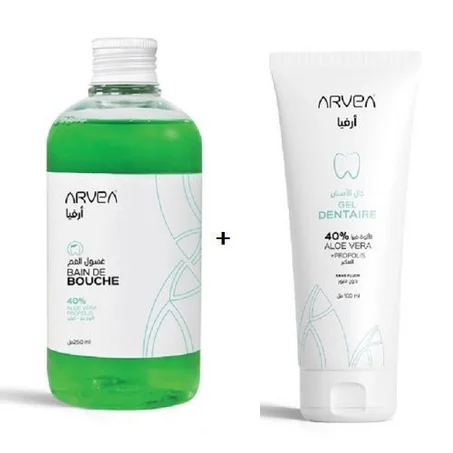 Arvea bain de bouche et gel dentaire