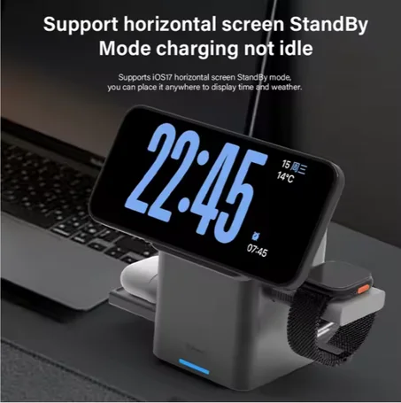 Foldable 3 in 1 Wireless Charger Magnetic