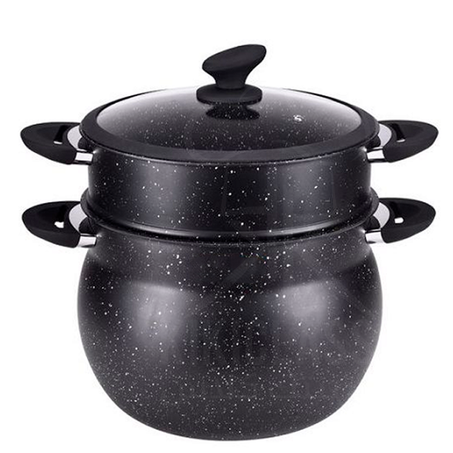 الكسكس الحجري وغطاءه الزجاجي