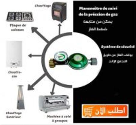 الجهاز  الأمن للتحكم بغاز البوطة ݣاز لسلامتكم (منتج أصلي)