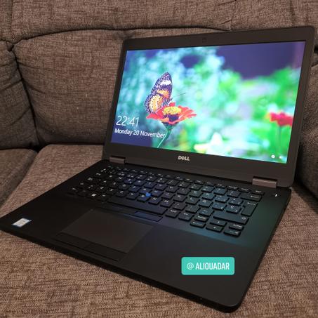 Dell Latitude E7470, i5-6300U, 256GB M2 SSD, 8GB, 14", Win 10Pro