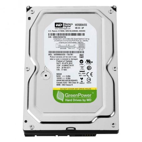 Western Digital Disque Dur 500 GB HDD SATA