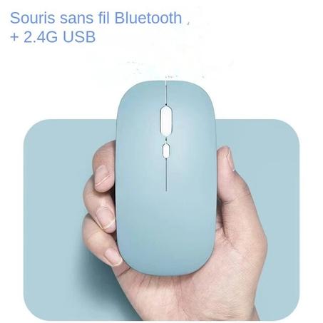 Macaron-Souris Bluetooth sans fil aste, USB 2.4G, Android, Windows, tablette, ordinateur portable, ordinateur portable, iPad, mobile