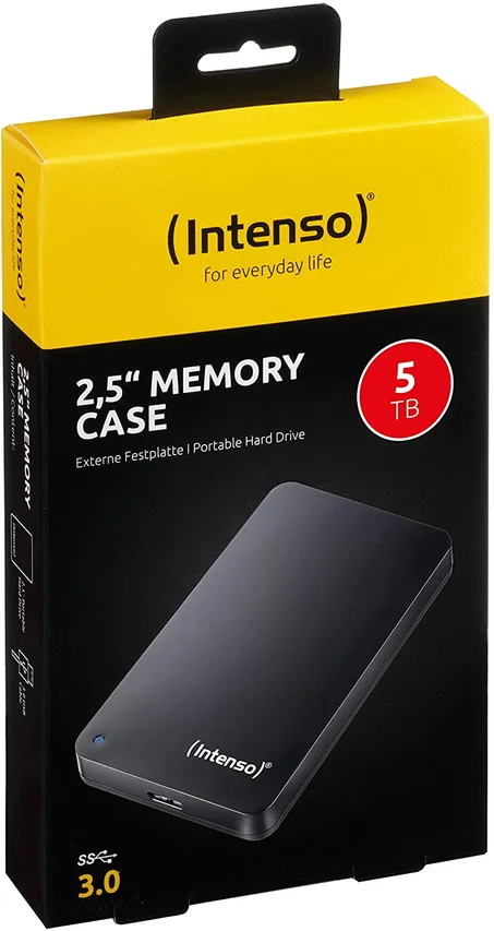 Intenso 2,5" Memory Case Disque Dur Externe 5000 GB (5TB)