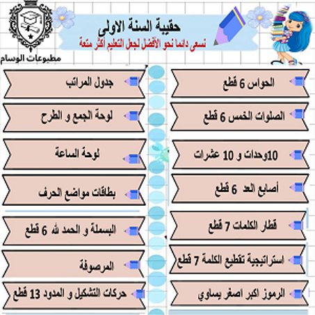 حقيبة السنة الاولى