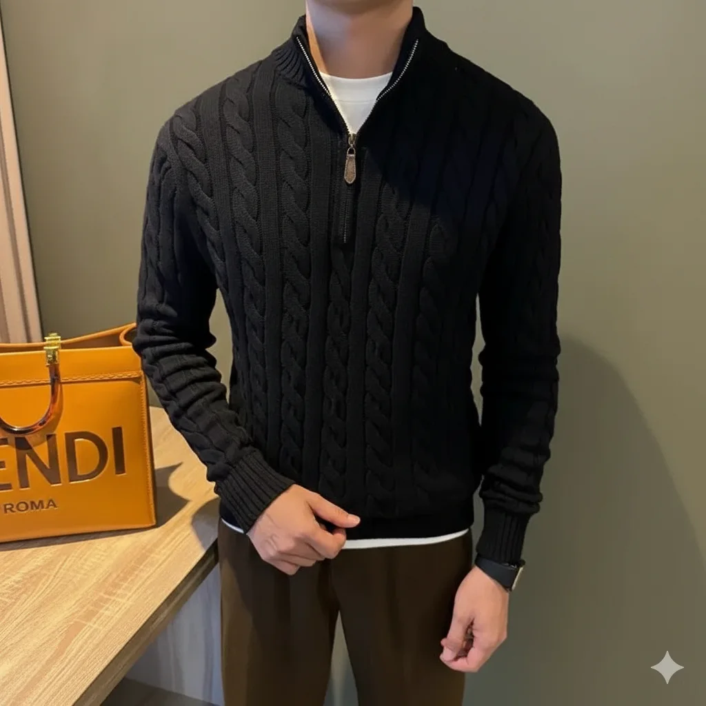 Half-Zip PullOver Sweater