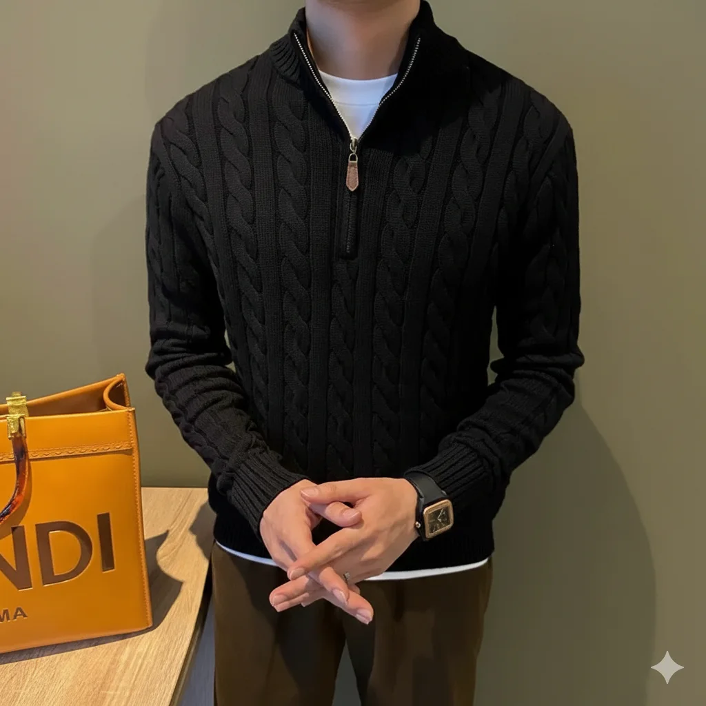 Half-Zip PullOver Sweater