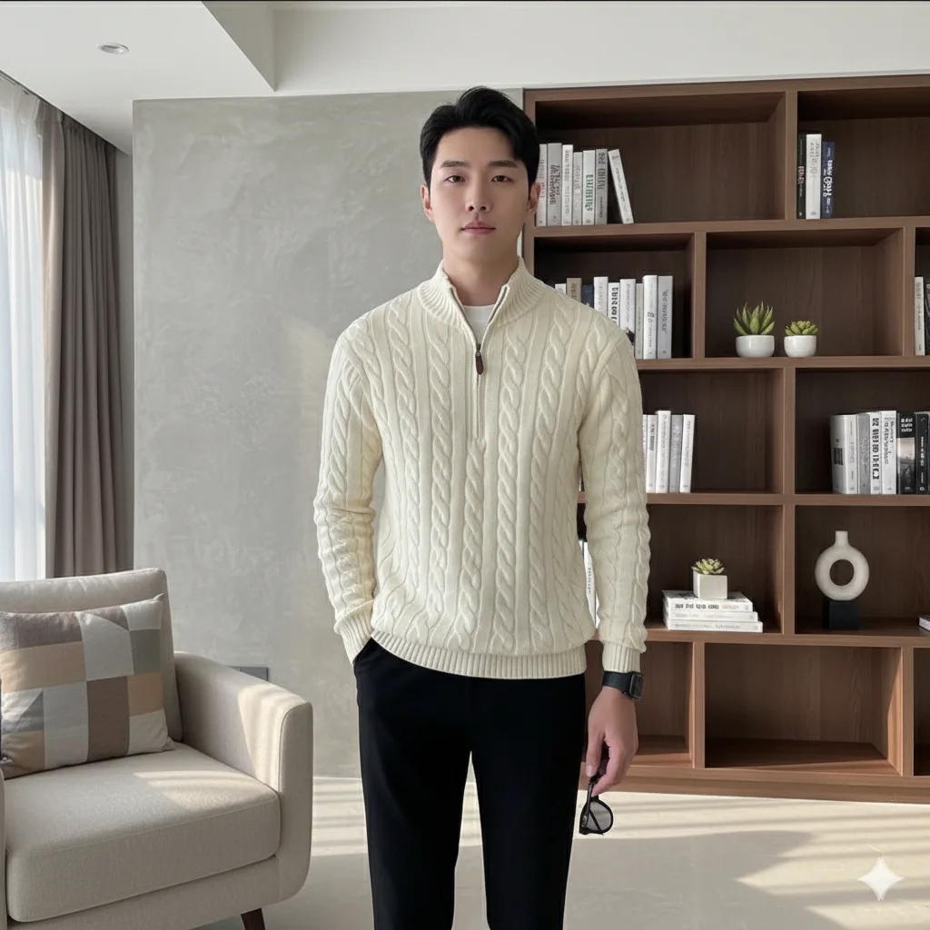 Half-Zip PullOver Sweater