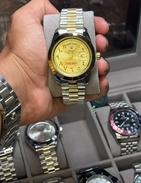 ساعة رولكس بالأرقام العربية ⌚