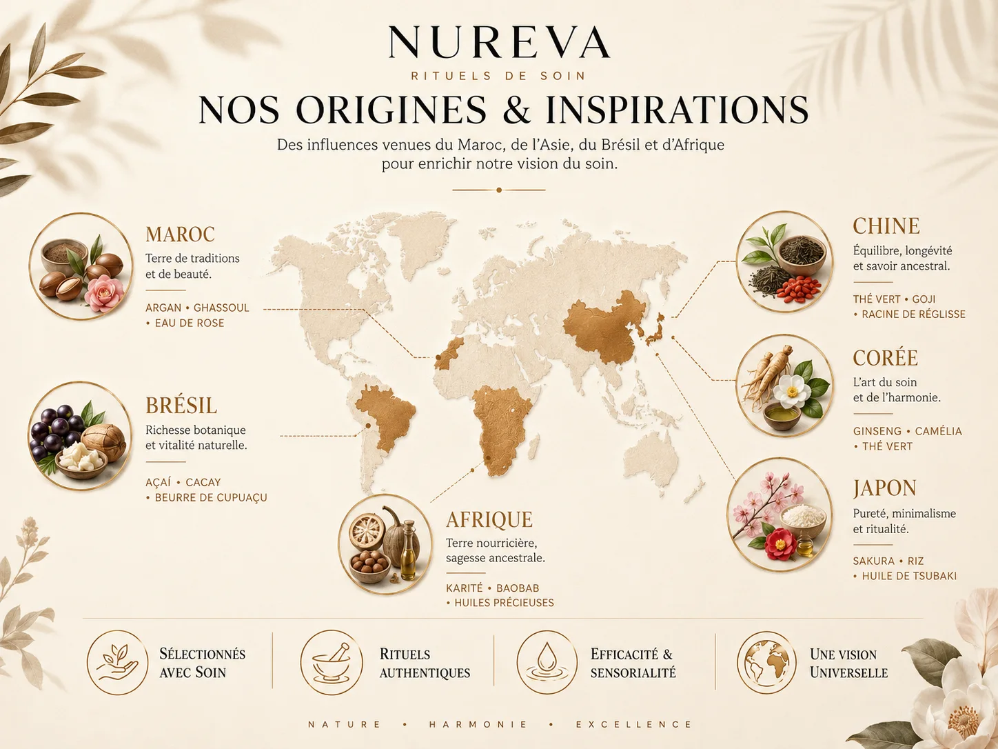 Origines et inspirations des rituels de soin Nureva