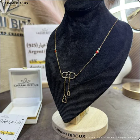 Collier V0768 – Argent 925 Doré à l’Or 18K