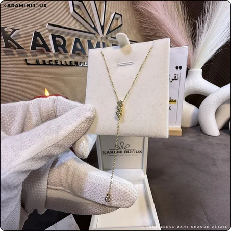 Collier V0802 – Argent 925 Doré à l’Or 18K