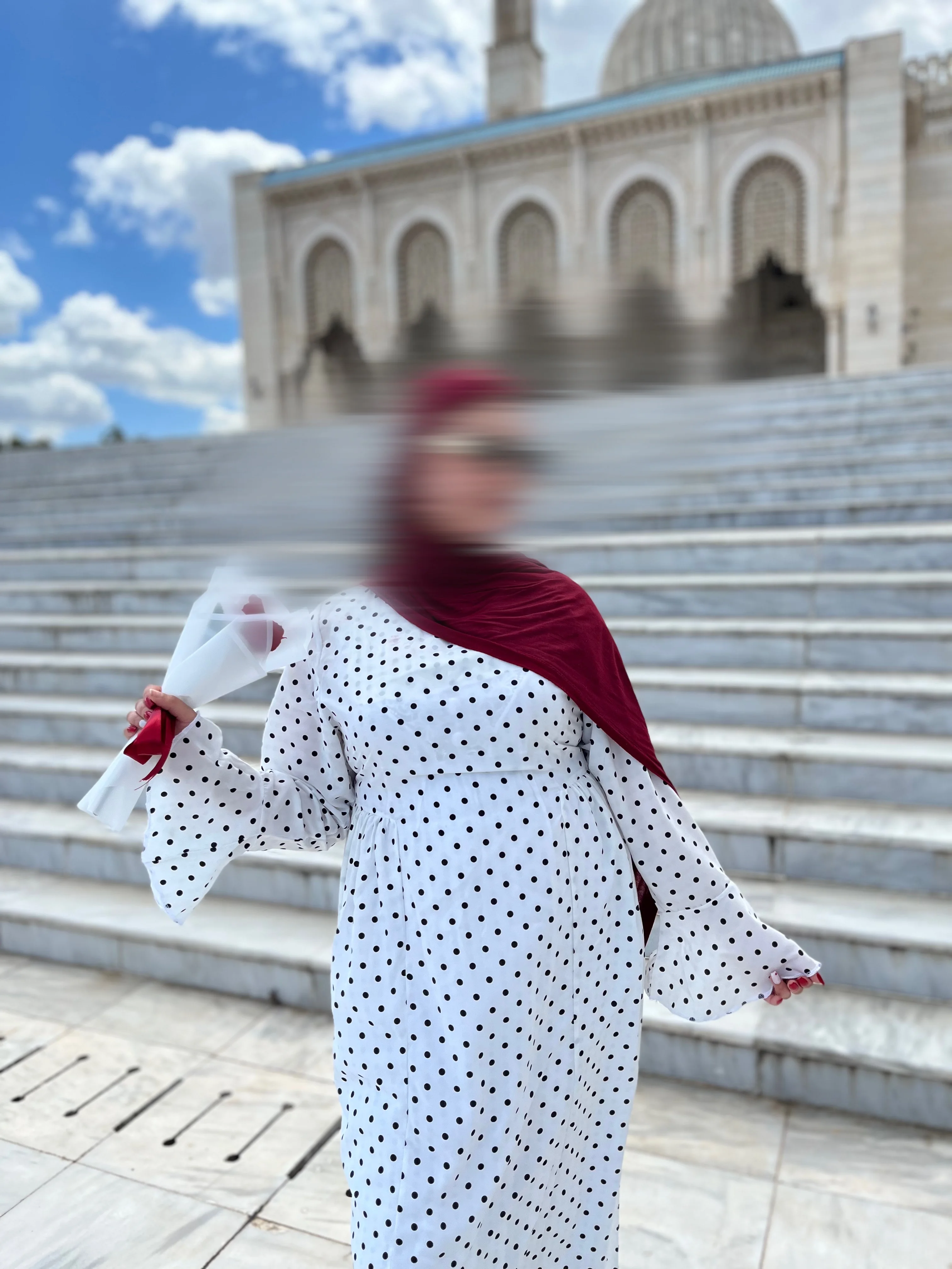 robe polka dots