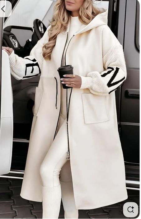 Cardigan chic a capuche