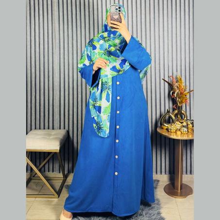 عباية + فولار