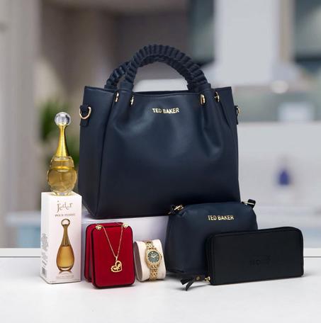 بااك تيد بيكر 7 قطع + ساعة أنيقة – فخامة في باقة واحدة